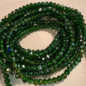 NWT “EVERGREEN” 365 Days Sexy DIY tie on Waistbeads Up to 50 in length